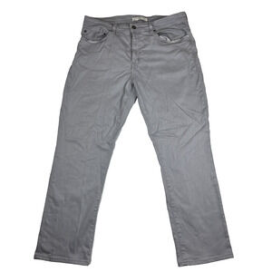 FIDELITY MEN'S STRAIGHT LEG JEANS CHARCOAL GRAY STRETCH DENIM SIZE 38 X 29